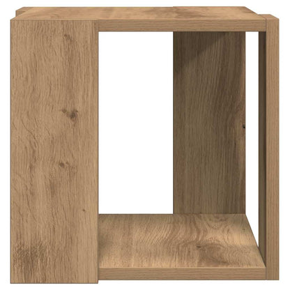 Salontafel Artisan Eiken 32 x 32 x 30 cm Bewerkt hout