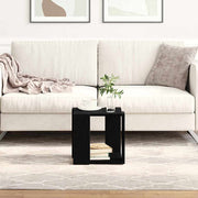 Salontafel zwart eiken 32x32x30 cm