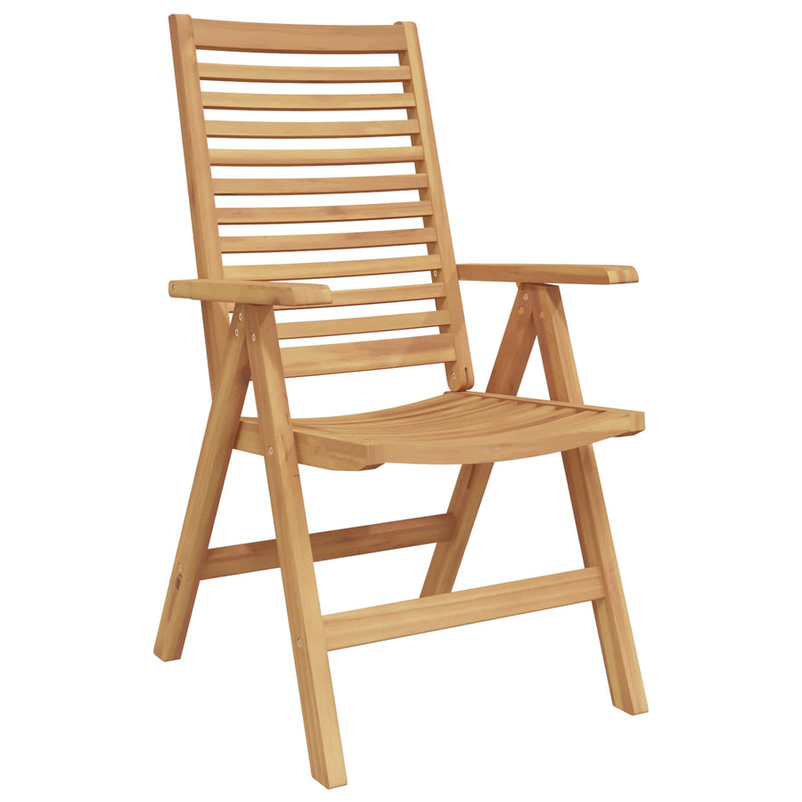 Tuinstoel 4 Pcs Bruin 52 X 64.5 X 108 Cm Massief Teakhout