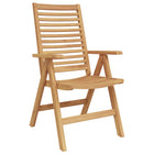 Tuinstoel massief teakhout bruin 52x64.5x108 cm
