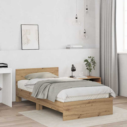 Bedframe met Hoofdeinde Artisan Eiken 100 x 200 cm