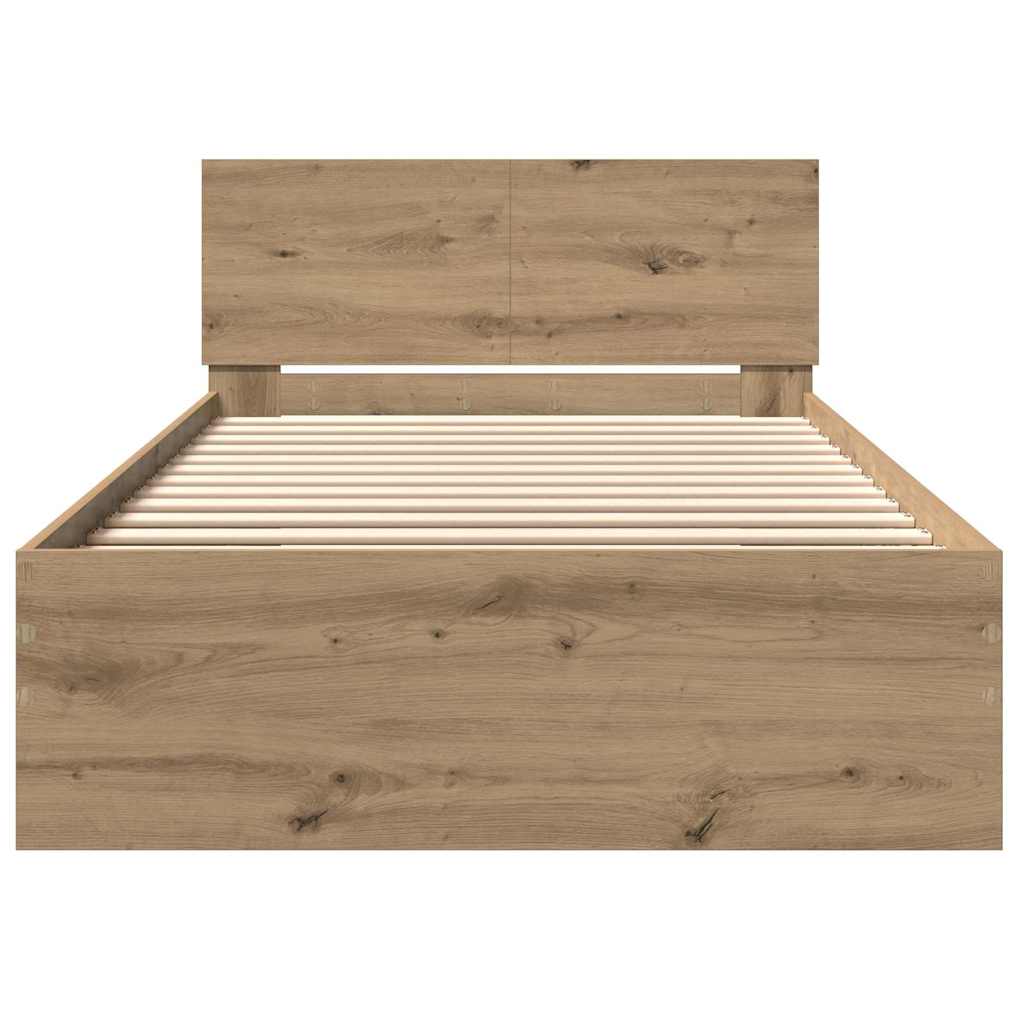 Bedframe met Hoofdeinde Artisan Eiken 100 x 200 cm