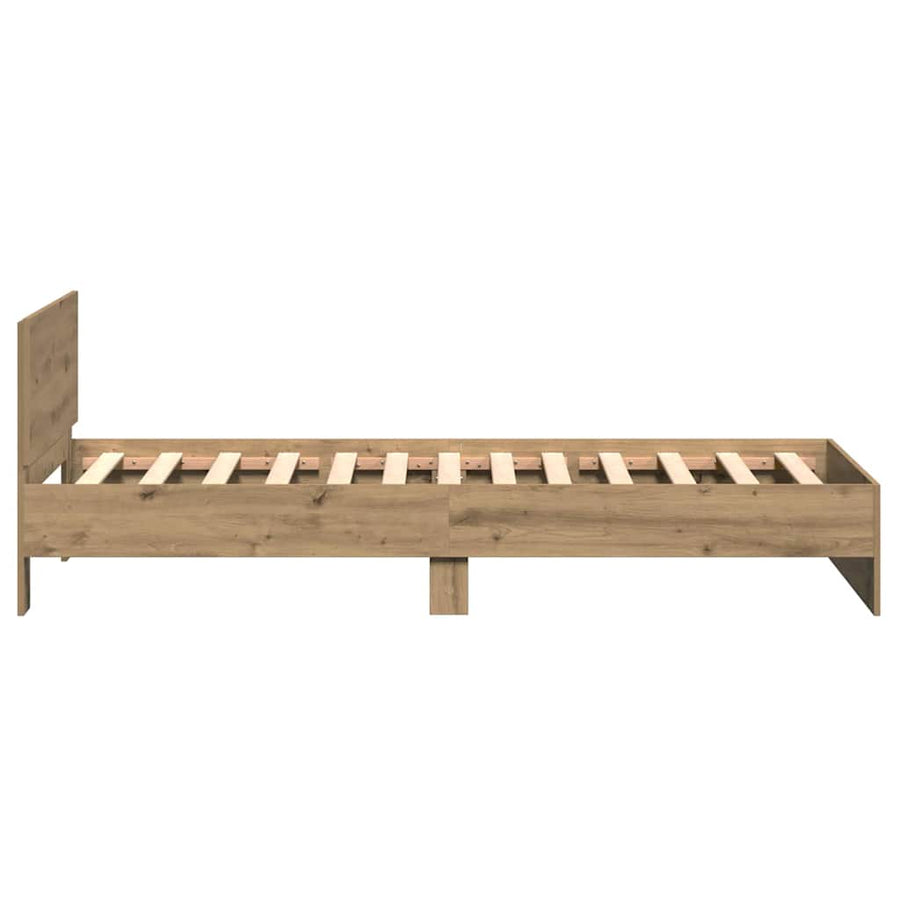 Bedframe met Hoofdeinde Artisan Eiken 100 x 200 cm