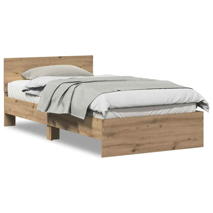 Bedframe met Hoofdeinde Artisan Eiken 100 x 200 cm