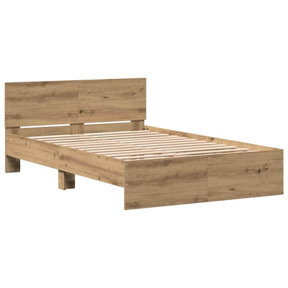 Bedframe met Hoofdeinde Artisan Eiken 120 x 190 cm