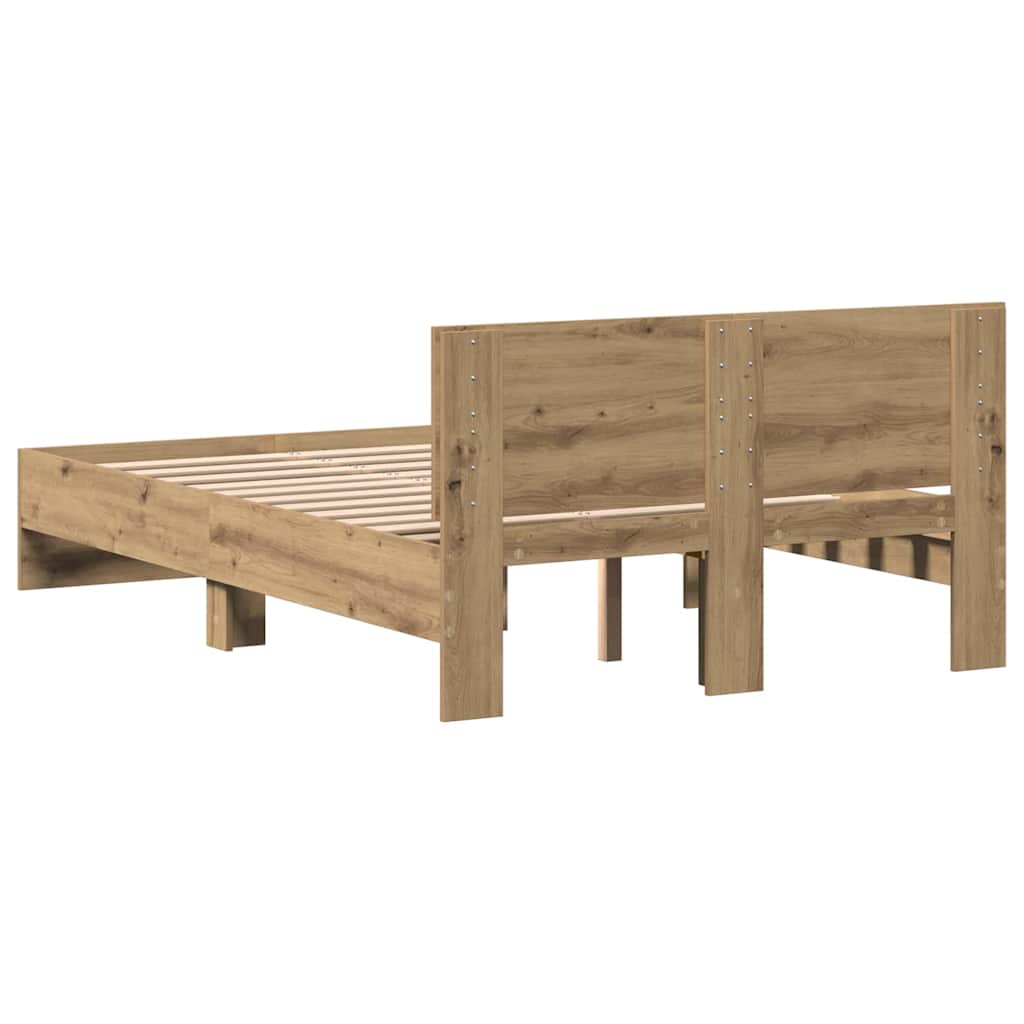 Bedframe met Hoofdeinde Artisan Eiken 120 x 190 cm