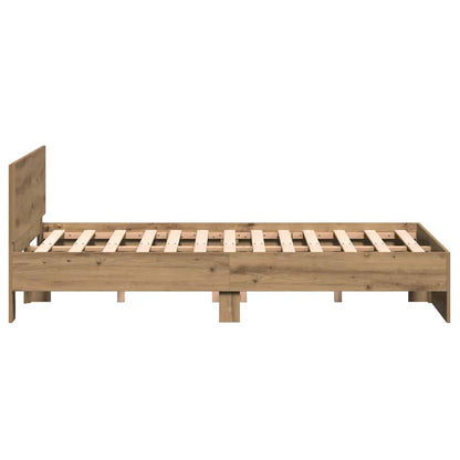 Bedframe met Hoofdeinde Artisan Eiken 120 x 190 cm