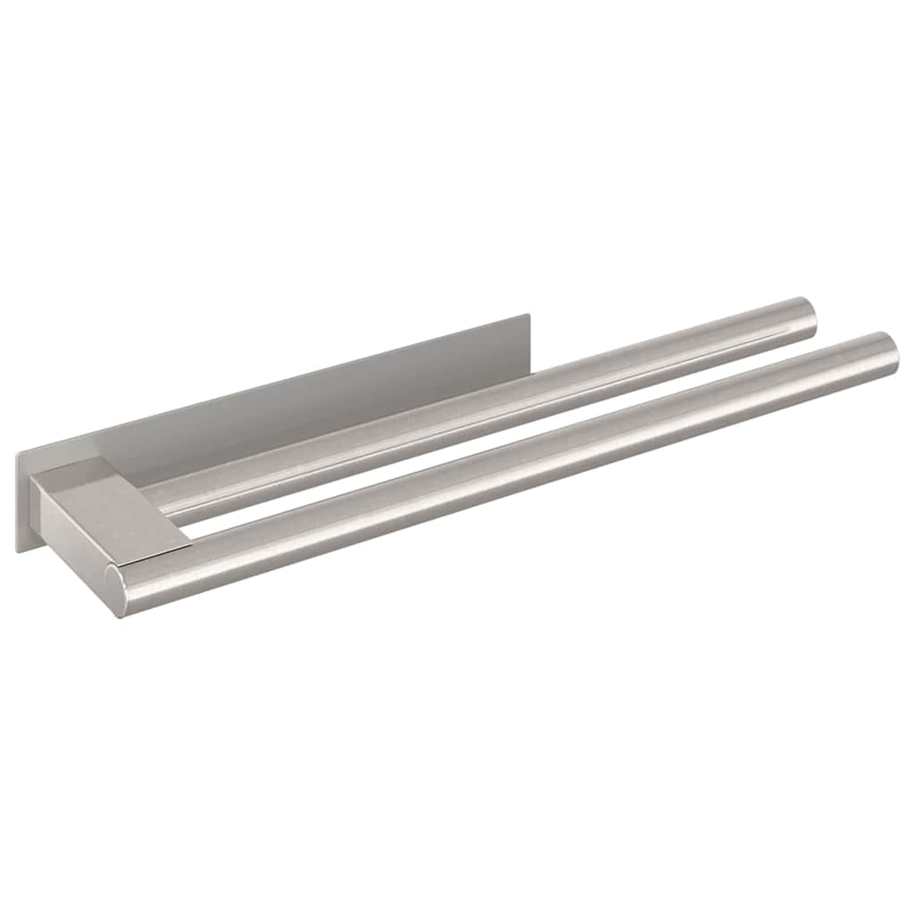 Handdoekrek Zilver 40 x 9 x 4 cm Roestvrij staal