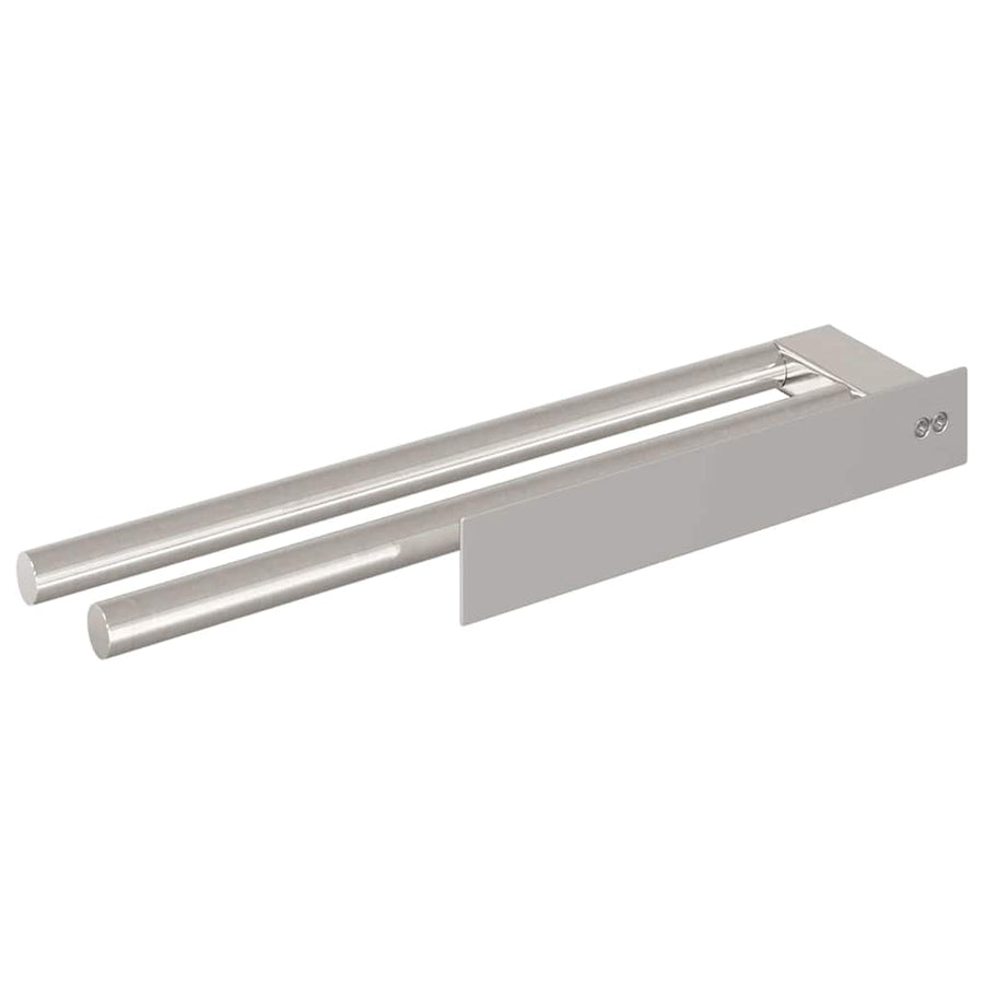 Handdoekrek Zilver 40 x 9 x 4 cm Roestvrij staal