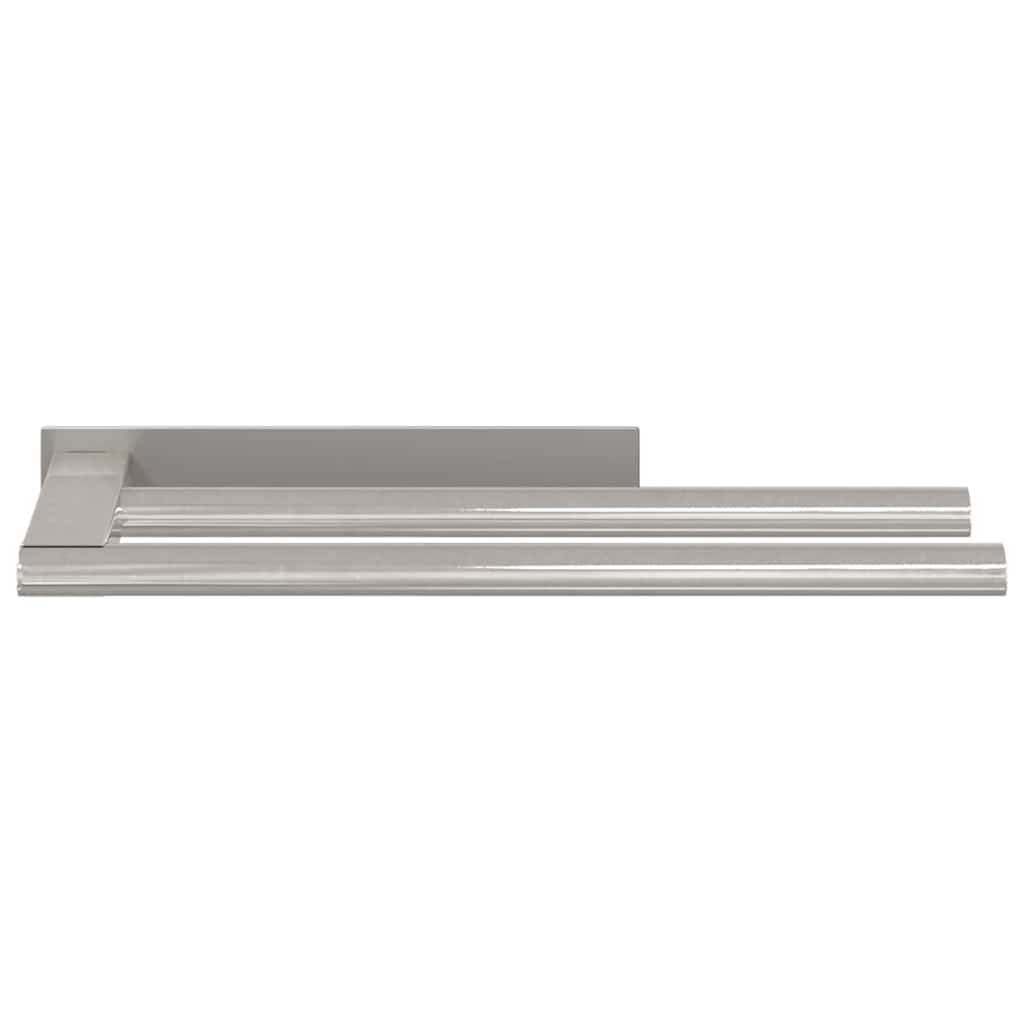 Handdoekrek Zilver 40 x 9 x 4 cm Roestvrij staal