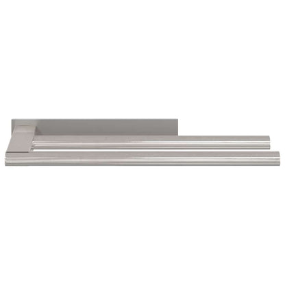 Handdoekrek Zilver 40 x 9 x 4 cm Roestvrij staal