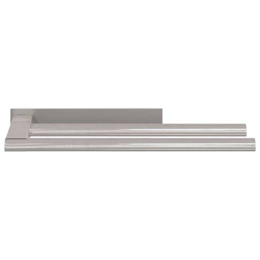 Handdoekrek Zilver 40 x 9 x 4 cm Roestvrij staal