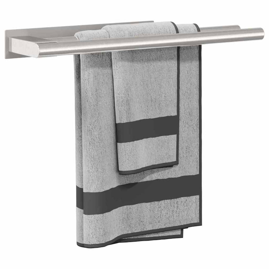 Handdoekrek Zilver 40 x 9 x 4 cm Roestvrij staal
