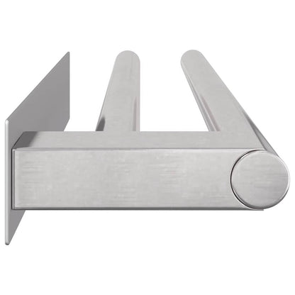 Handdoekrek Zilver 40 x 9 x 4 cm Roestvrij staal