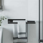 Towel Rack Black 40 x 9 x 4 cm Stainless Steel