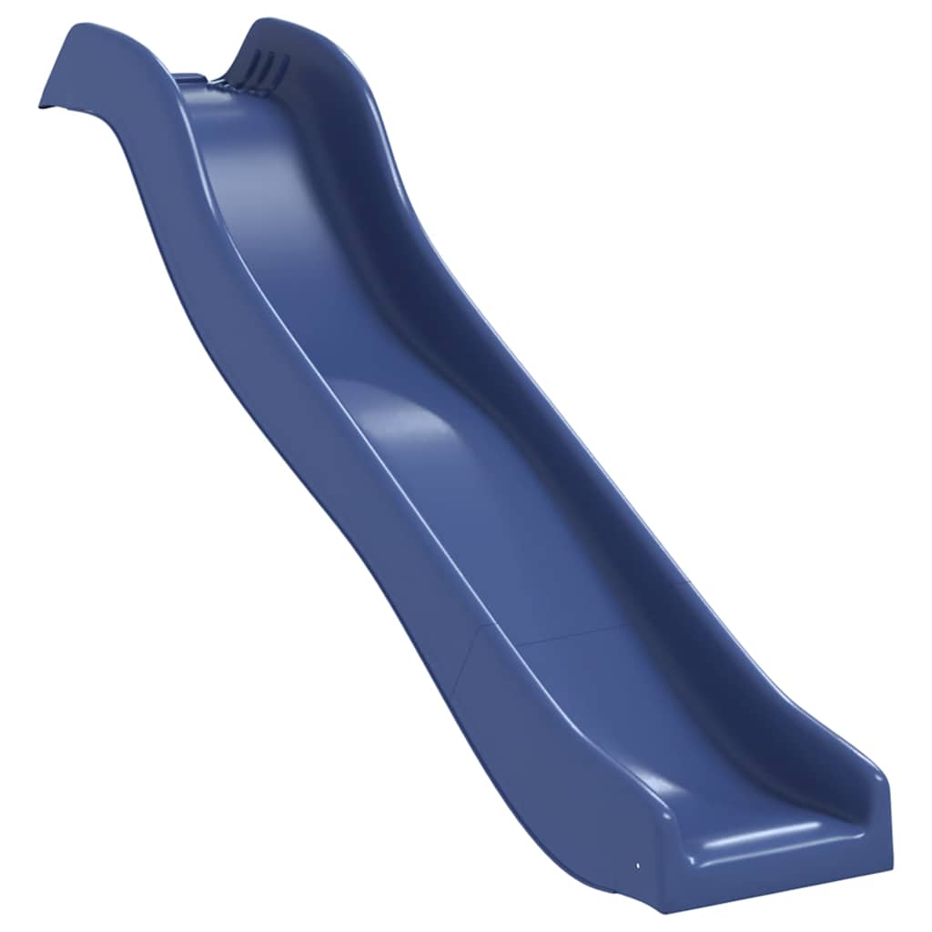 Buitenspeelset massief sparrenhout wit en blauw