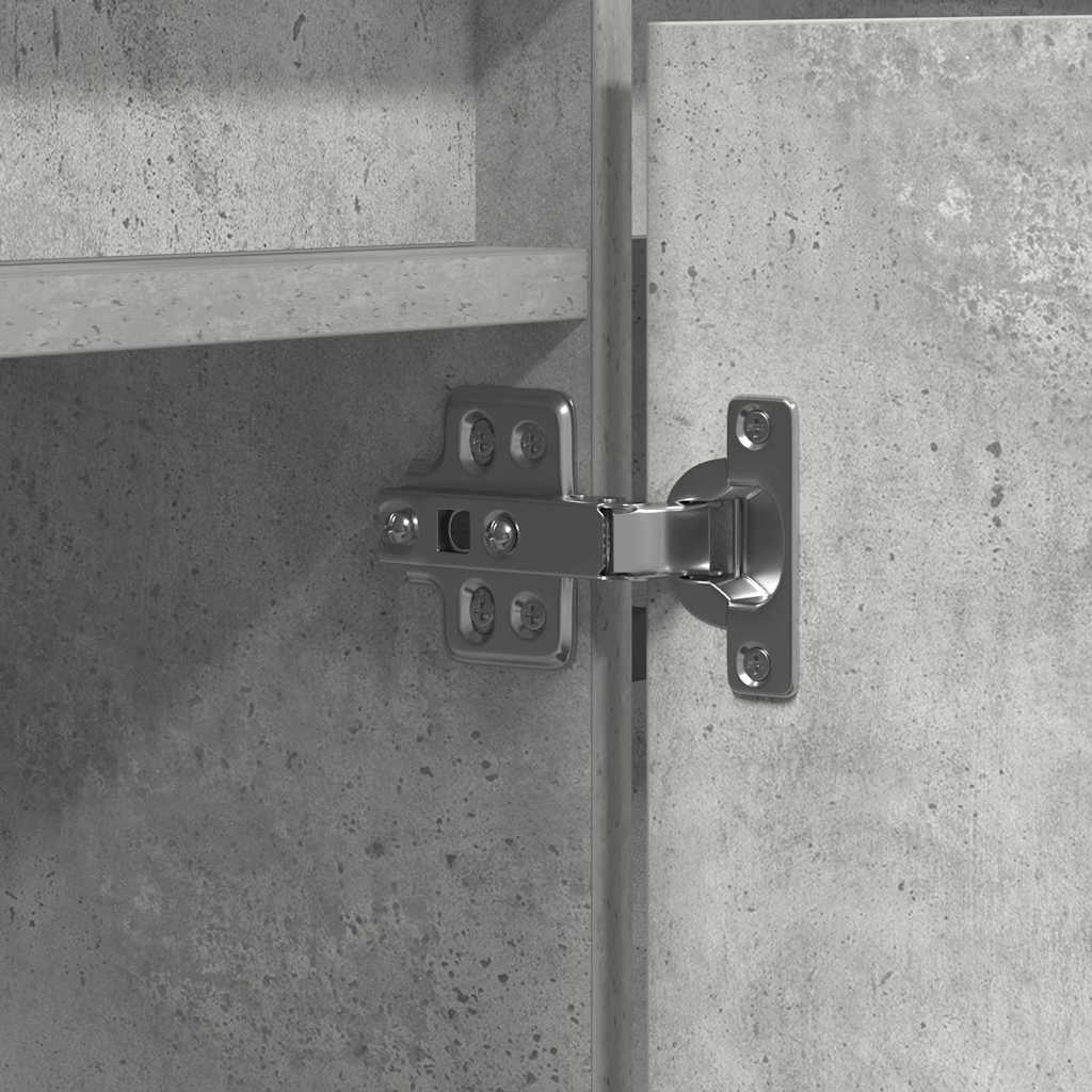 Tv-Kast Beton Grijs 180 X 38 X 49 Cm Bewerkt Hout Betongrijs