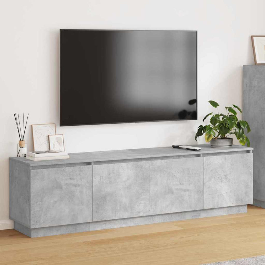 Tv-Kast Beton Grijs 180 X 38 X 49 Cm Bewerkt Hout Betongrijs