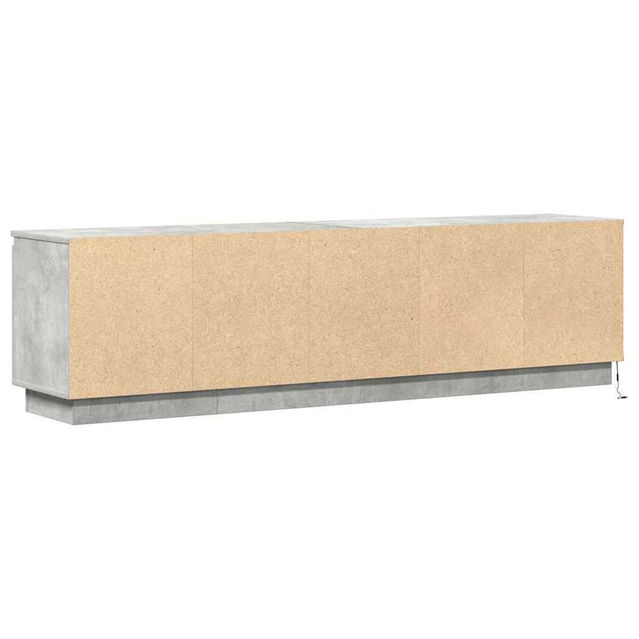 Tv-Kast Beton Grijs 180 X 38 X 49 Cm Bewerkt Hout Betongrijs