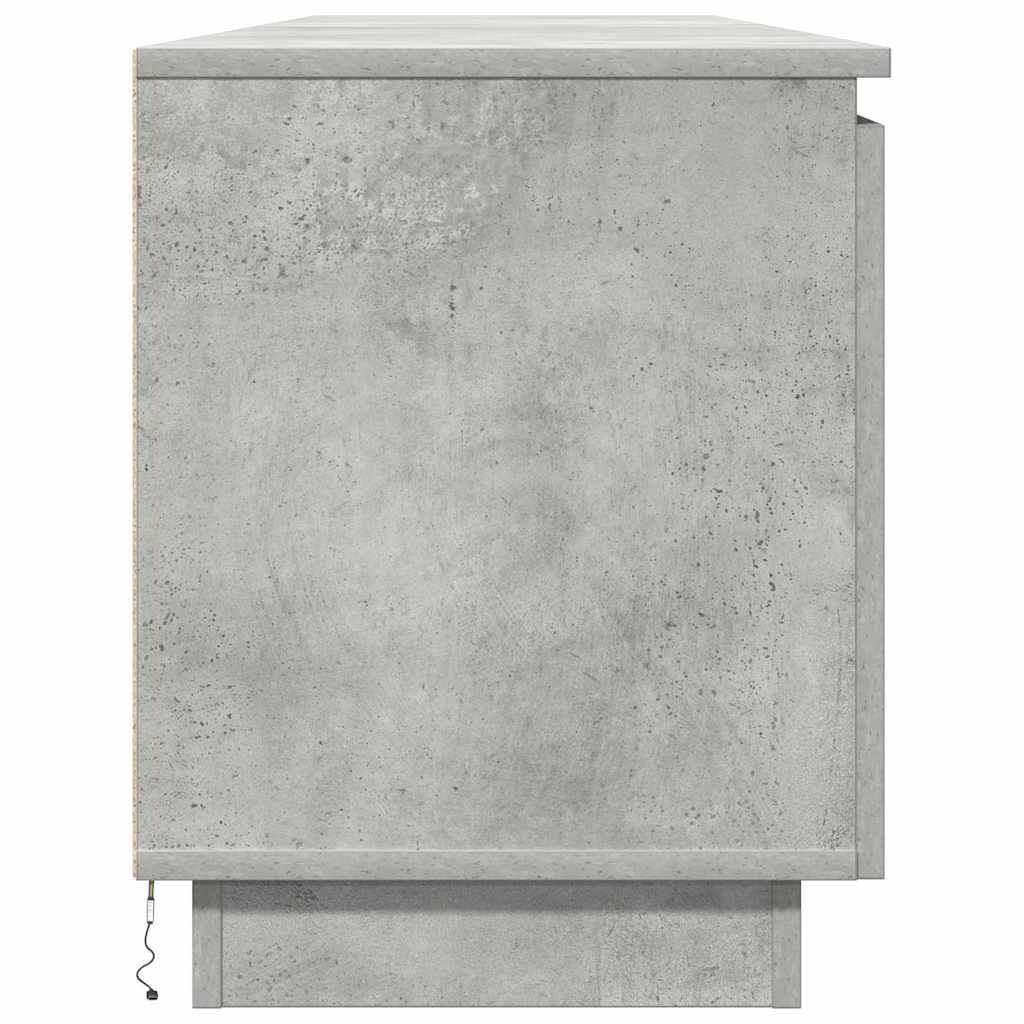 Tv-Kast Beton Grijs 180 X 38 X 49 Cm Bewerkt Hout Betongrijs