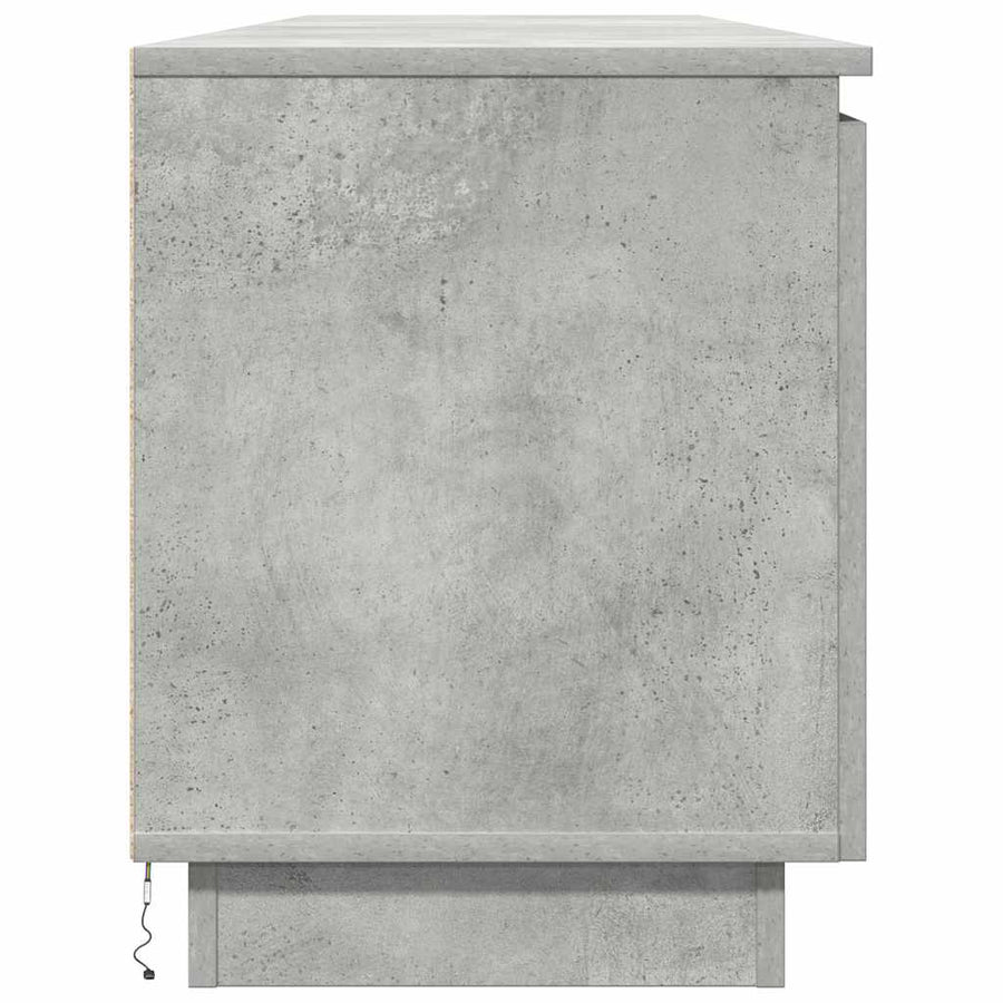 Tv-Kast Beton Grijs 180 X 38 X 49 Cm Bewerkt Hout Betongrijs