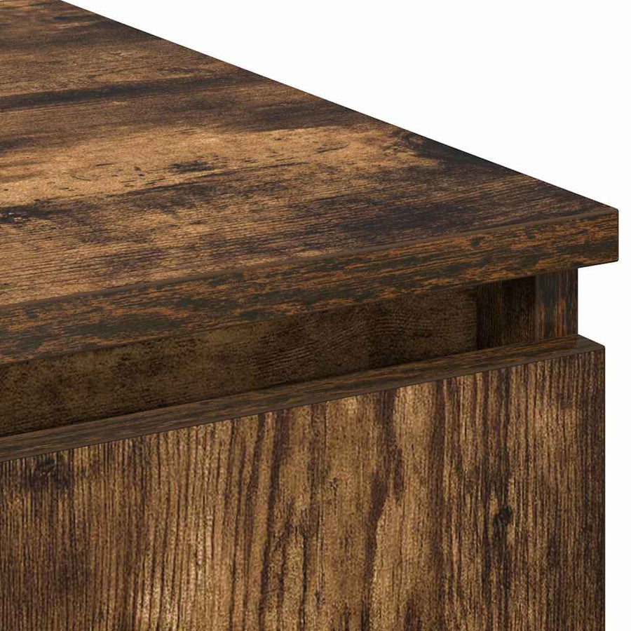Tv-Kast 180 X 38 X 49 Cm Bewerkt Hout Gerookt eiken