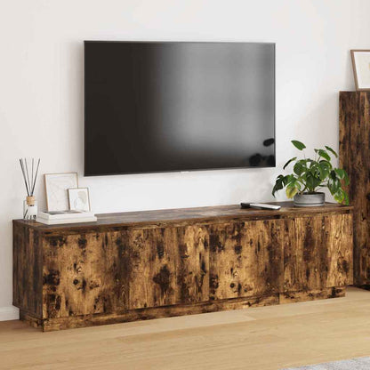 Tv-Kast 180 X 38 X 49 Cm Bewerkt Hout Gerookt eiken