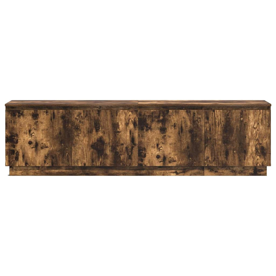 Tv-Kast 180 X 38 X 49 Cm Bewerkt Hout Gerookt eiken