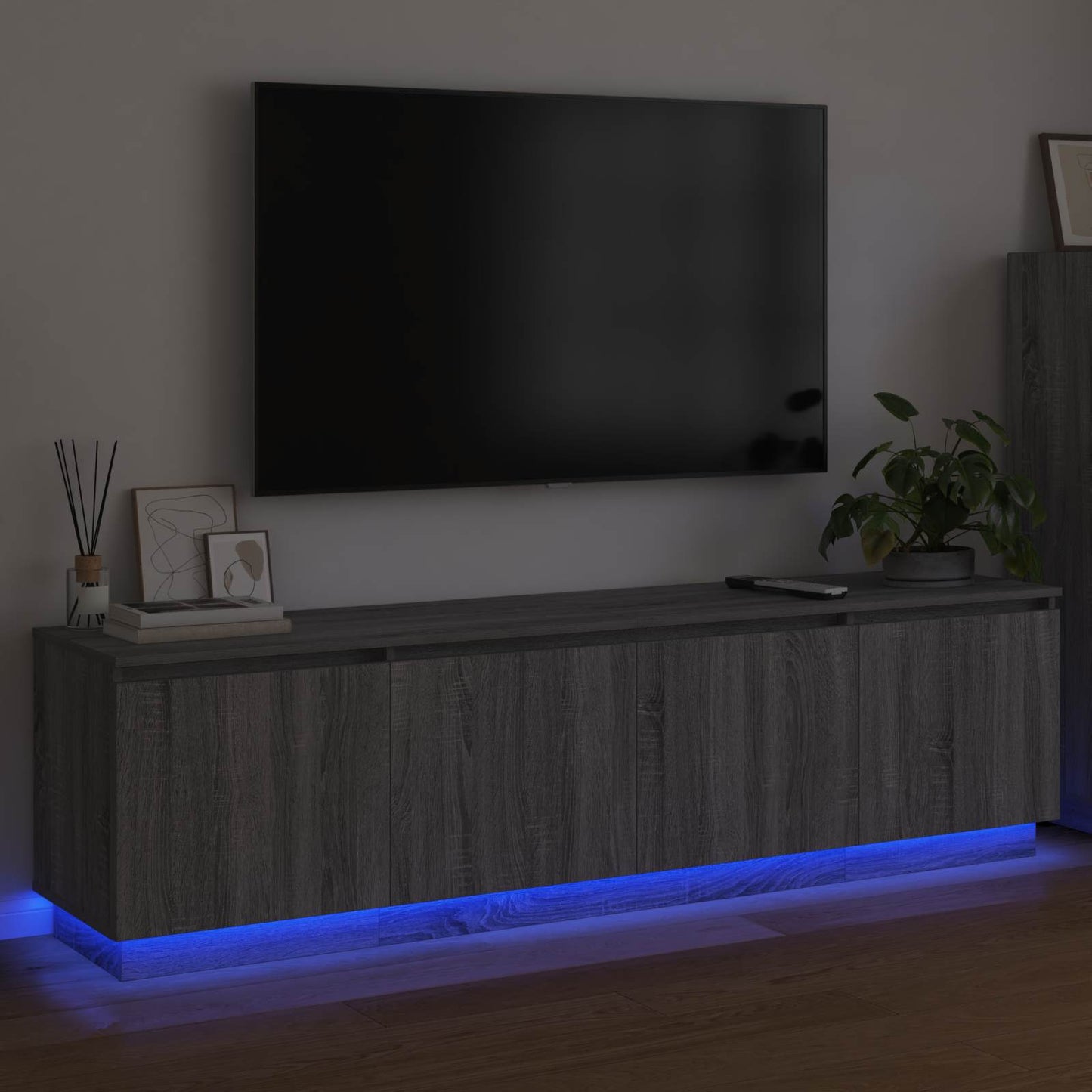 TV-kast Grijs Sonoma 180 x 38 x 49 cm Bewerkt hout
