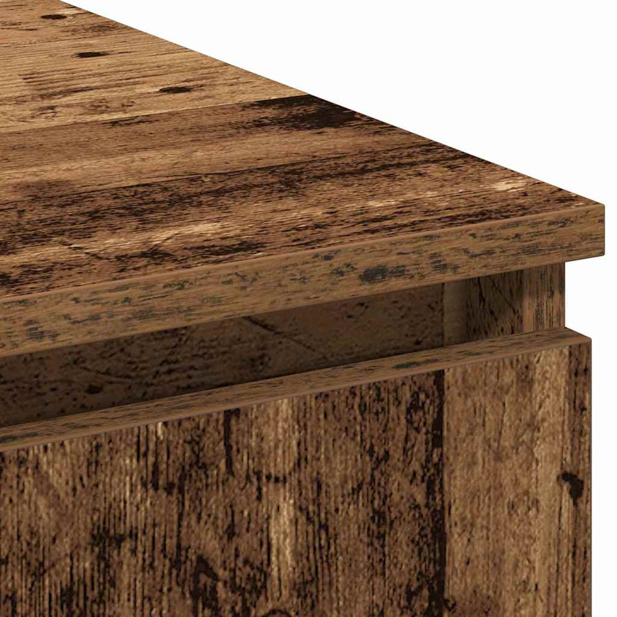 Tv-Kast Met Led 180 X 38 X 49 Cm Bewerkt Hout Oud hout