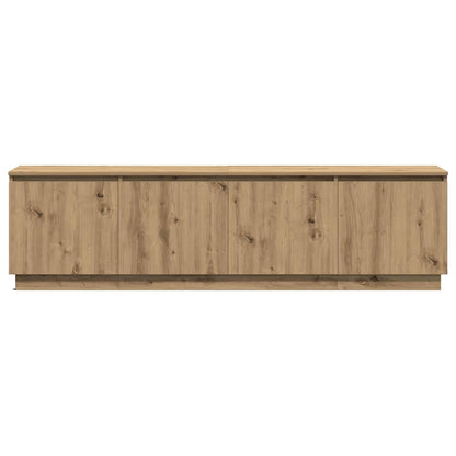 Tv-Kast Artisan Eiken 180 X 38 X 49 Cm Bewerkt Hout artisanaal eikenkleurig
