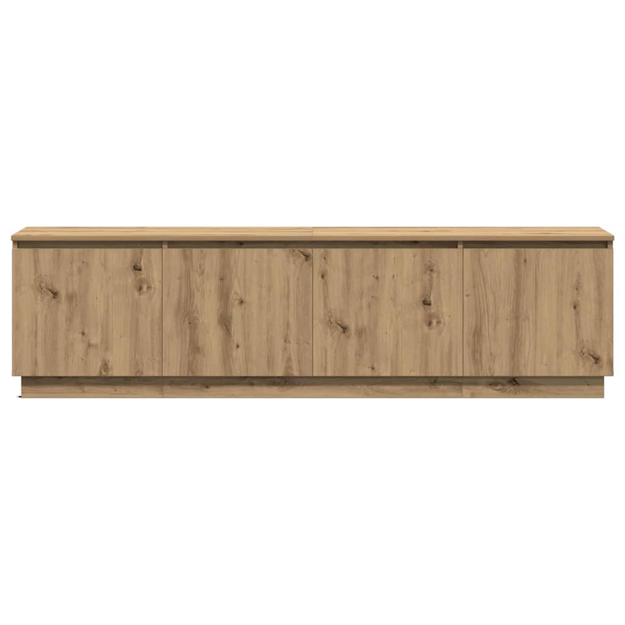 Tv-Kast Artisan Eiken 180 X 38 X 49 Cm Bewerkt Hout artisanaal eikenkleurig