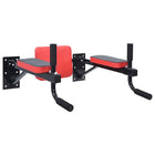 Dip station 72.5x70x31 cm gepoedercoat staal zwart rood