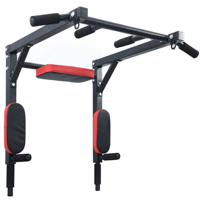 Optrekbar dipstation Zwart en Rood 89 x 59 x 70 cm