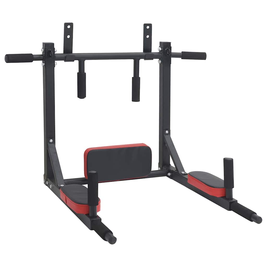 Optrekbar dipstation Zwart en Rood 89 x 59 x 70 cm