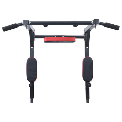 Optrekbar dipstation Zwart en Rood 89 x 59 x 70 cm