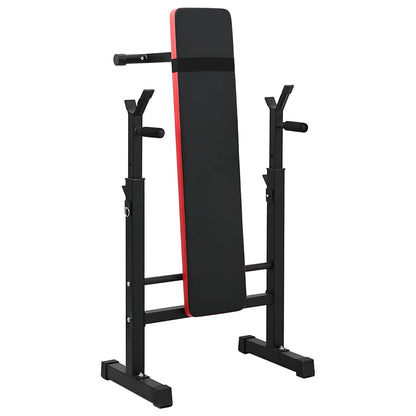 Gewichtbank Zwart 126.5 x 67 x 111 cm Gepoedercoat staal