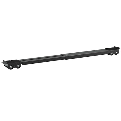 Wasmachinebasis 2 pcs Zwart 72 x 5 x 4,5 cm Roestvrij staal