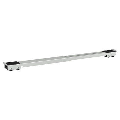 Wasmachinebasis 2 pcs Zilver 72 x 5 x 4,5 cm Roestvrij staal