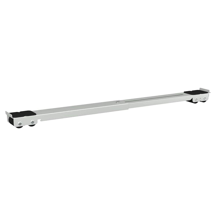 Wasmachinebasis 2 pcs Zilver 72 x 5 x 4,5 cm Roestvrij staal