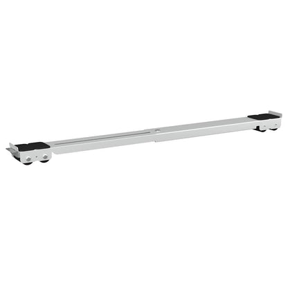 Wasmachinebasis 2 pcs Zilver 72 x 5 x 4,5 cm Roestvrij staal