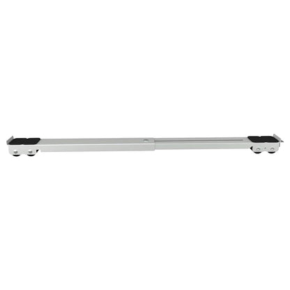 Wasmachinebasis 2 pcs Zilver 72 x 5 x 4,5 cm Roestvrij staal