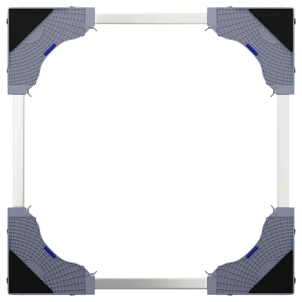 Wasmachinebasis Grijs 67 x 67 x 21,5 cm Roestvrij staal