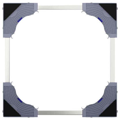 Wasmachinebasis Grijs 67 x 67 x 21,5 cm Roestvrij staal