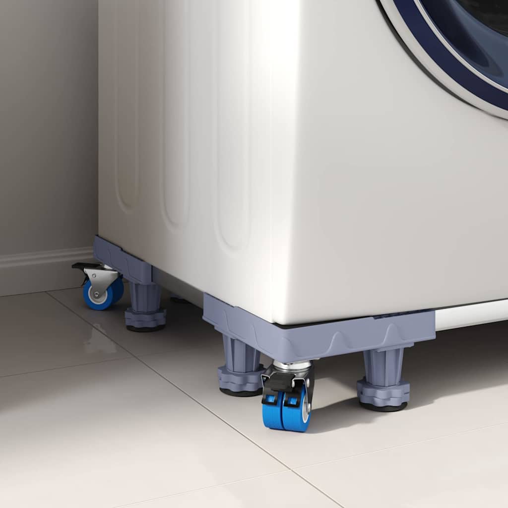 Wasmachinebasis Grijs 66 x 66 x 12 cm Roestvrij staal