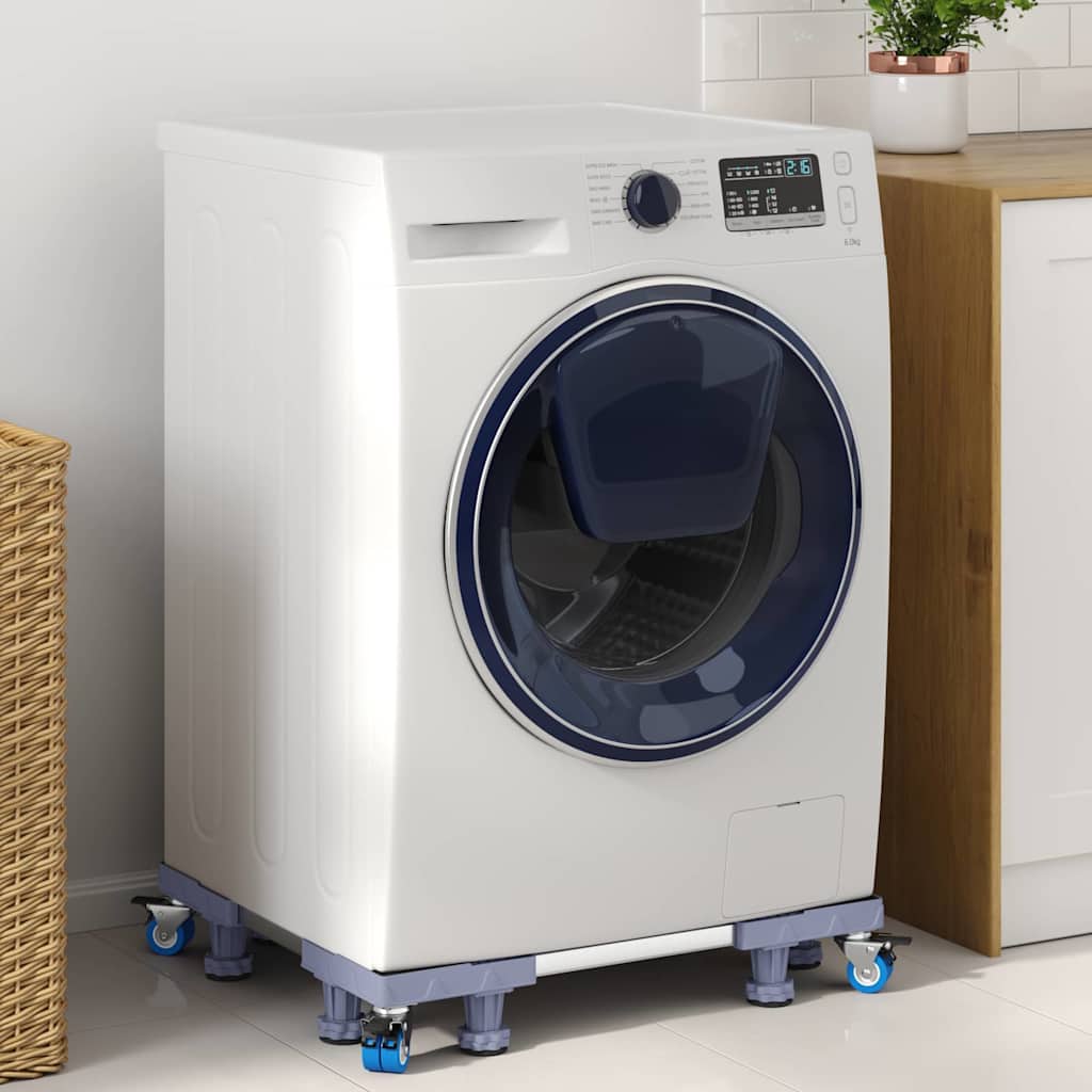 Wasmachinebasis Grijs 66 x 66 x 12 cm Roestvrij staal