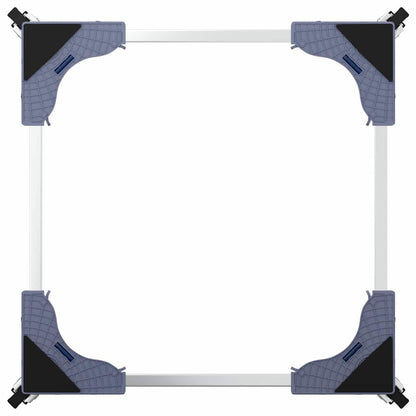 Wasmachinebasis Grijs 66 x 66 x 12 cm Roestvrij staal