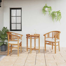 Tuinstoelen 2 pcs Bruin 63 x 58 x 89 cm Massief teakhout
