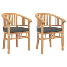 Tuinstoelen 2 pcs Bruin 63 x 58 x 89 cm Massief teakhout