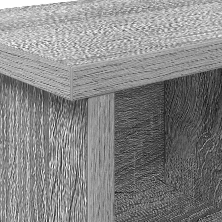 Wandgemonteerde kapstok met plank Grijs sonoma 50 x 16 x 26 cm